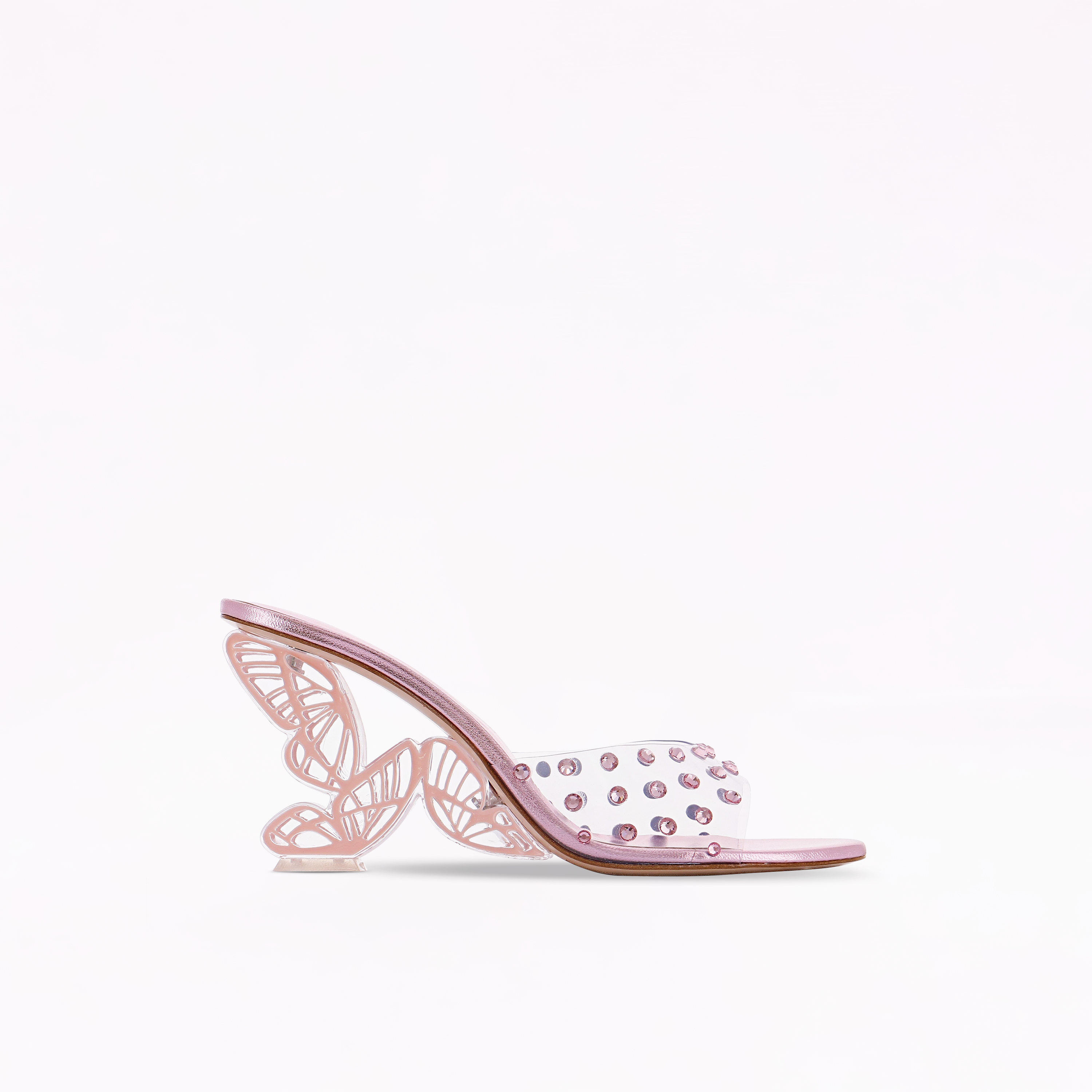 Paloma Crystal Butterfly Wedge Mid Heel Mule – Sophia Webster