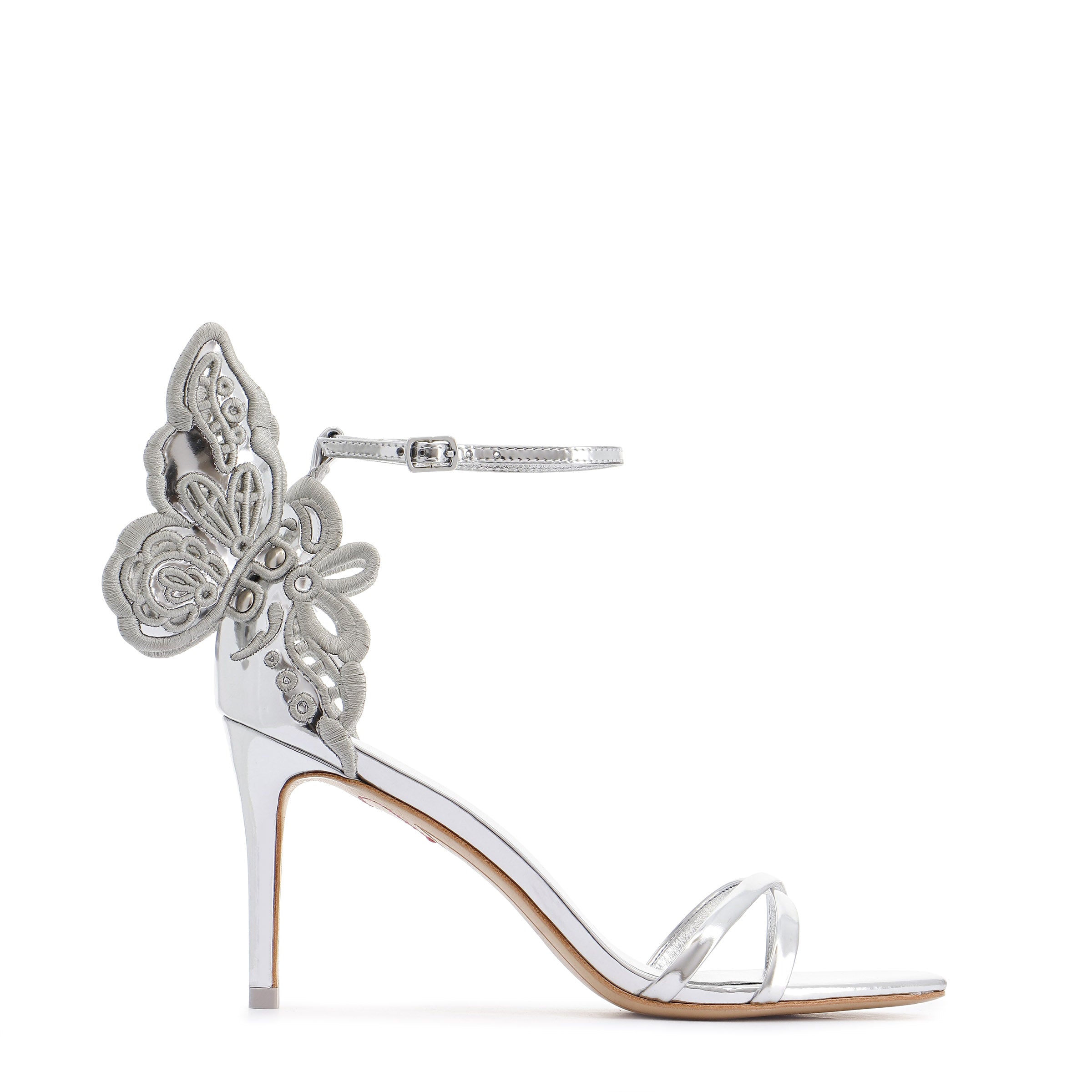 Chiara Mid Sandal Silver – Sophia Webster
