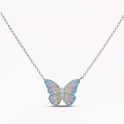 Papillon Pendant Necklace
