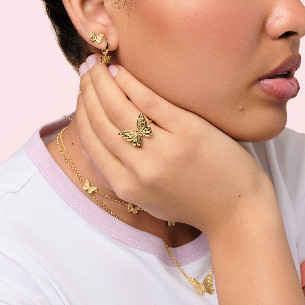 Mariposa Huggies Earrings