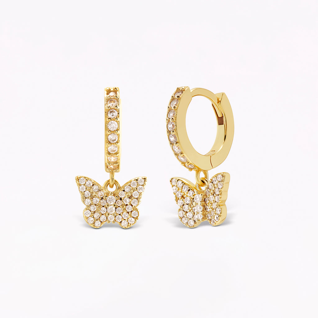 Papillion Huggies Earrings