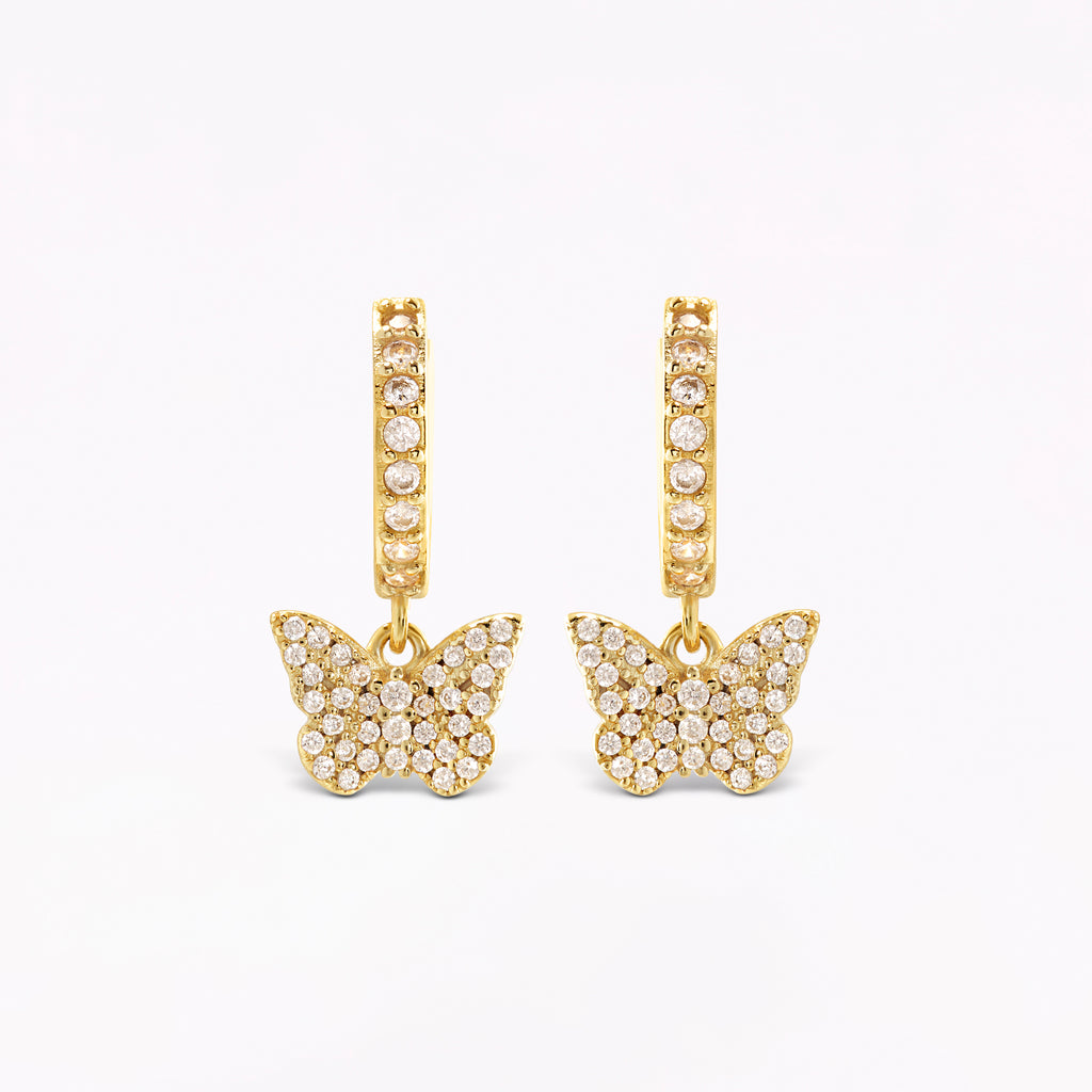 Papillion Huggies Earrings