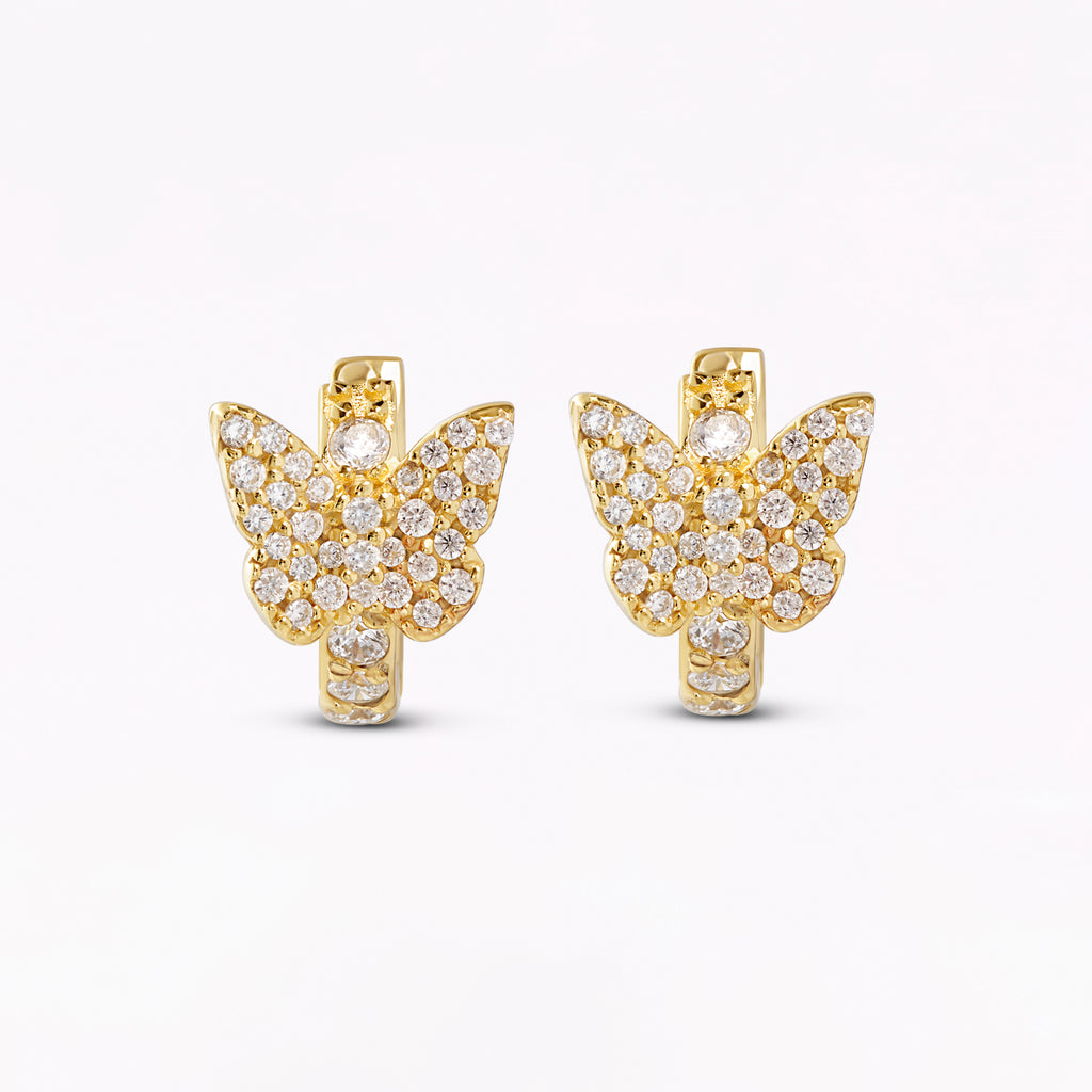 Papillion Mini Huggies Earrings