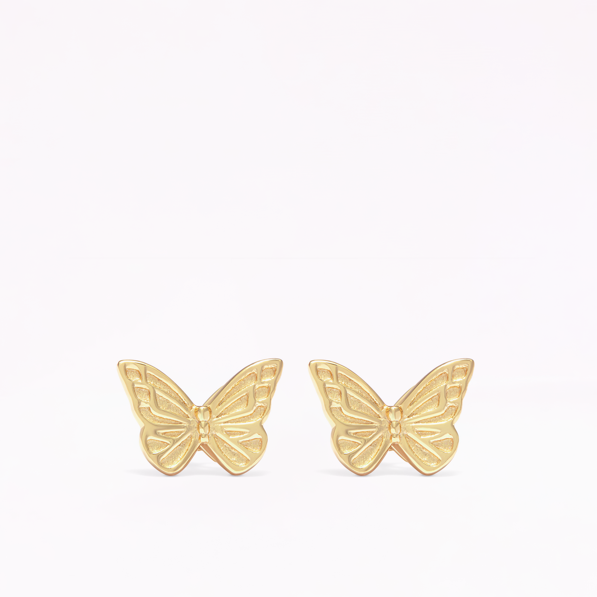 Mariposa 18K Gold Stud Earrings
