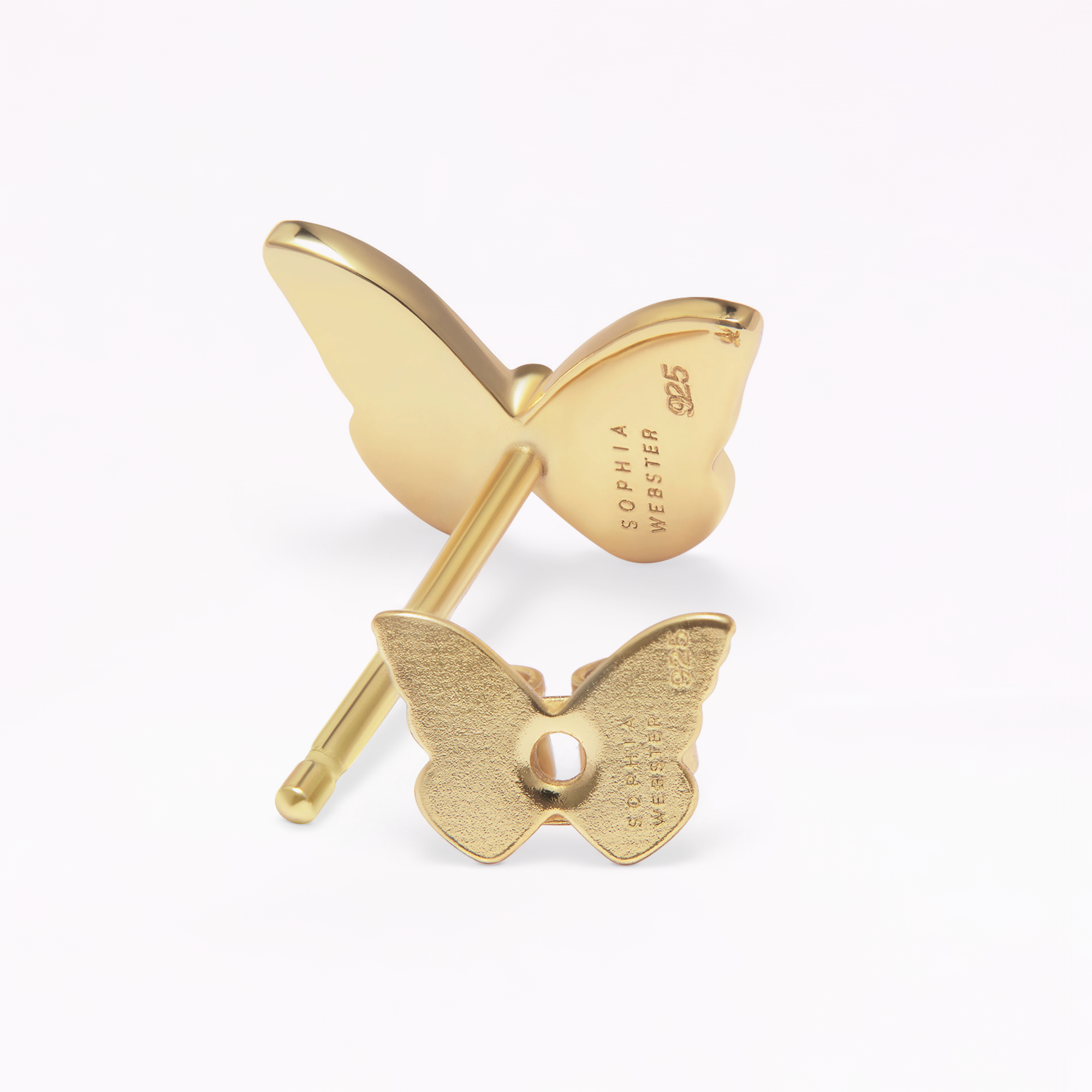 Mariposa 18K Gold Stud Earrings