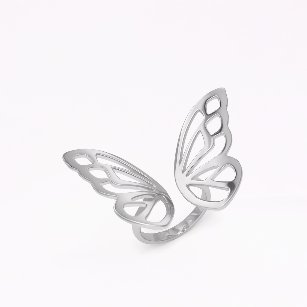 Mariposa Silver Open Ring