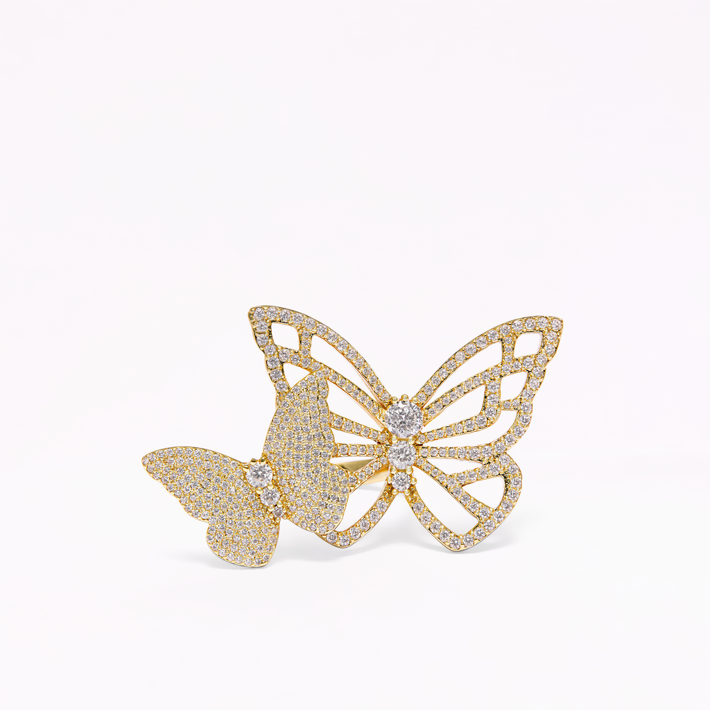 Papillon 18K Gold Statement Ring