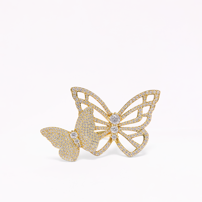 Papillon 18K Gold Statement Ring
