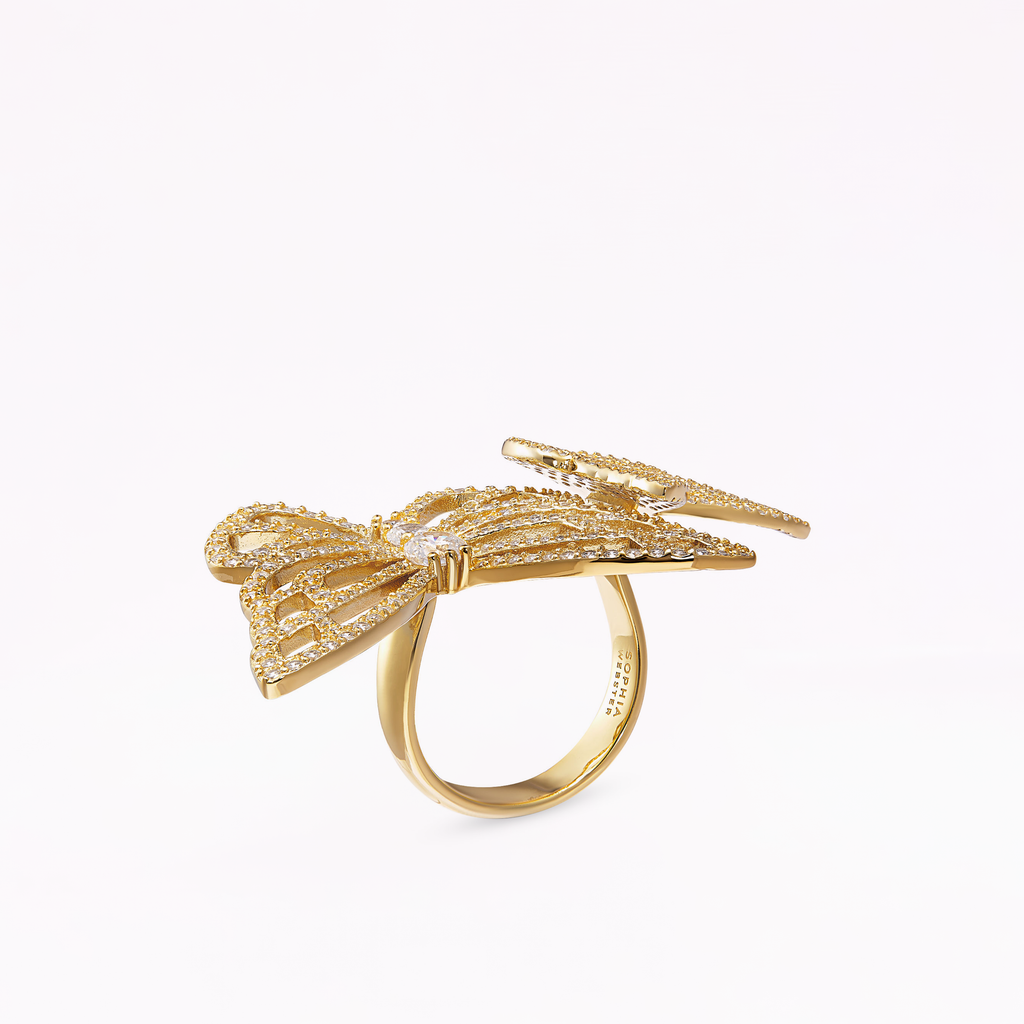 Papillon 18K Gold Statement Ring