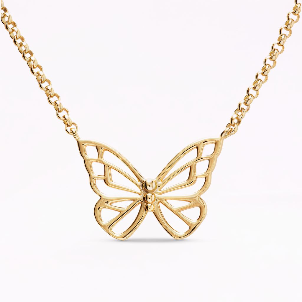 Mariposa 18K Gold Pendant Necklace