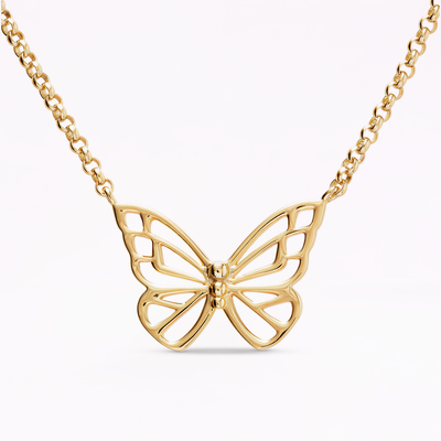 Mariposa 18K Gold Pendant Necklace