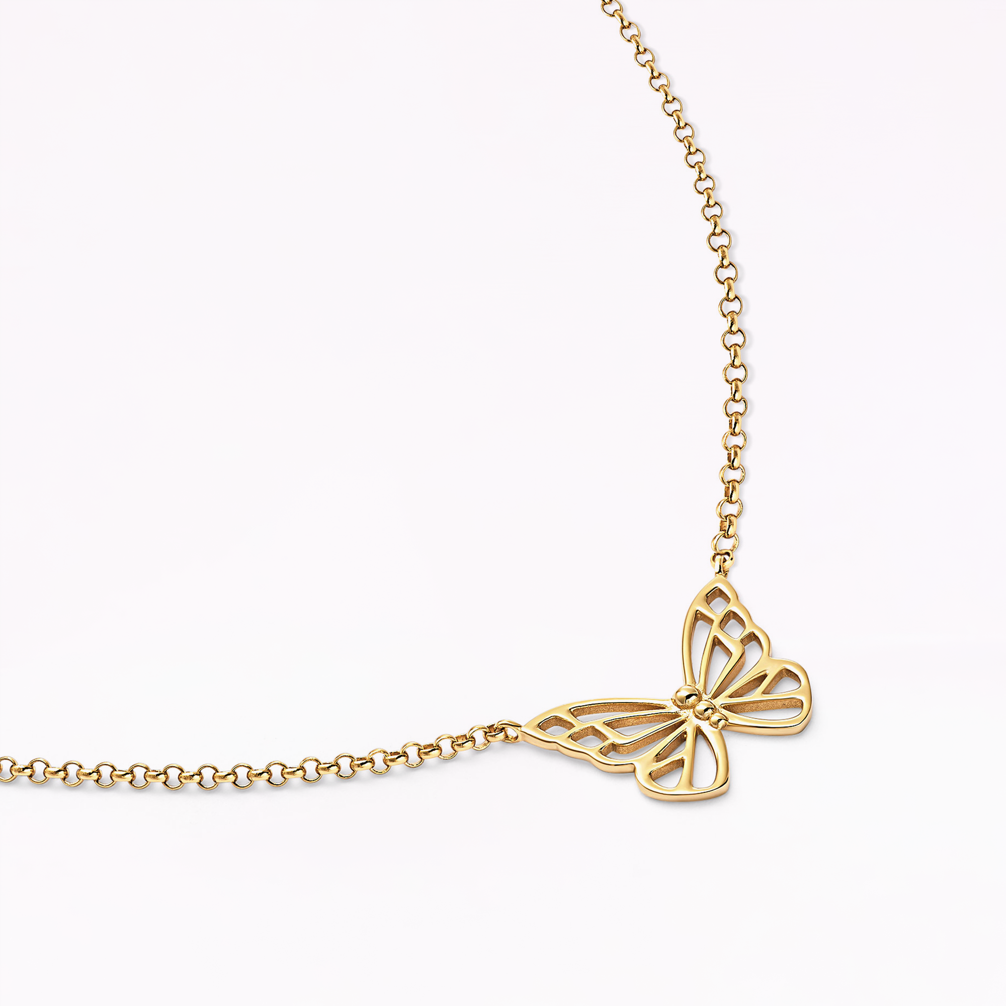 Mariposa 18K Gold Pendant Necklace
