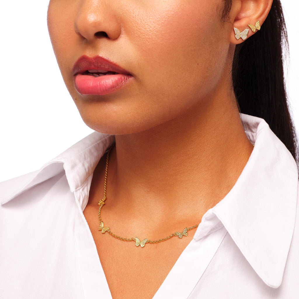 Mariposa 18K Gold Multi Necklace