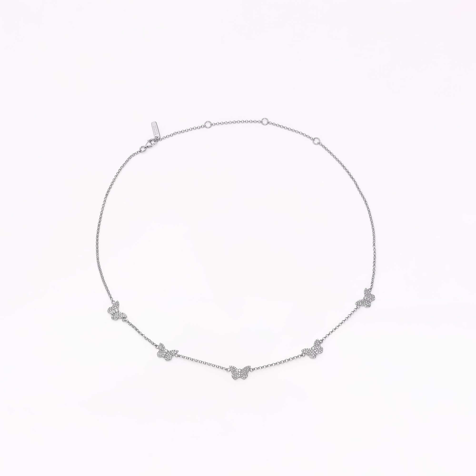 Papillon Silver Multi Necklace