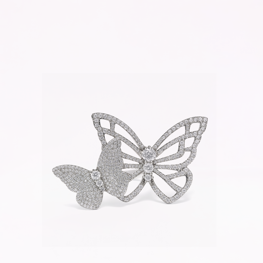 Papillon Silver Statement Ring