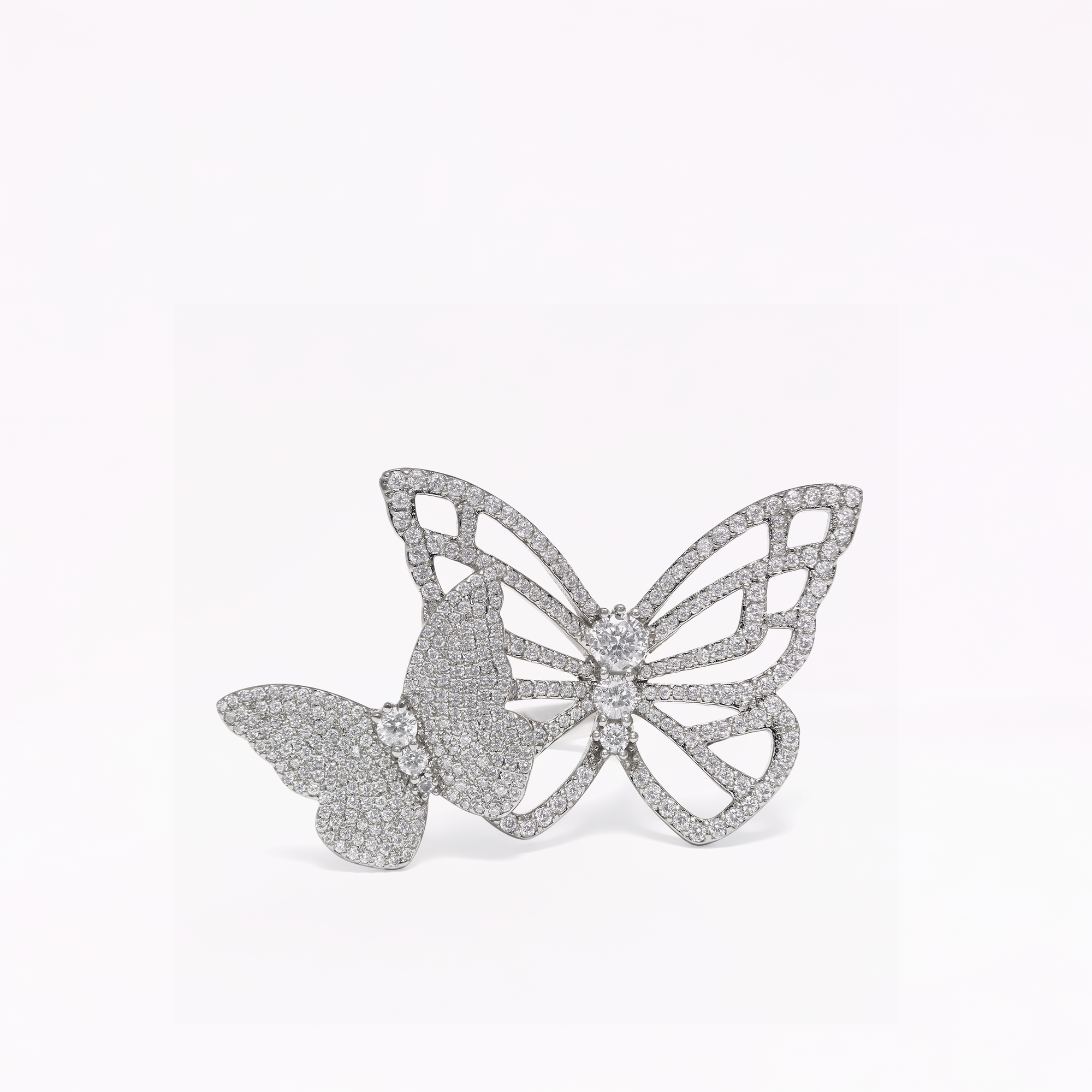 Papillon Silver Statement Ring