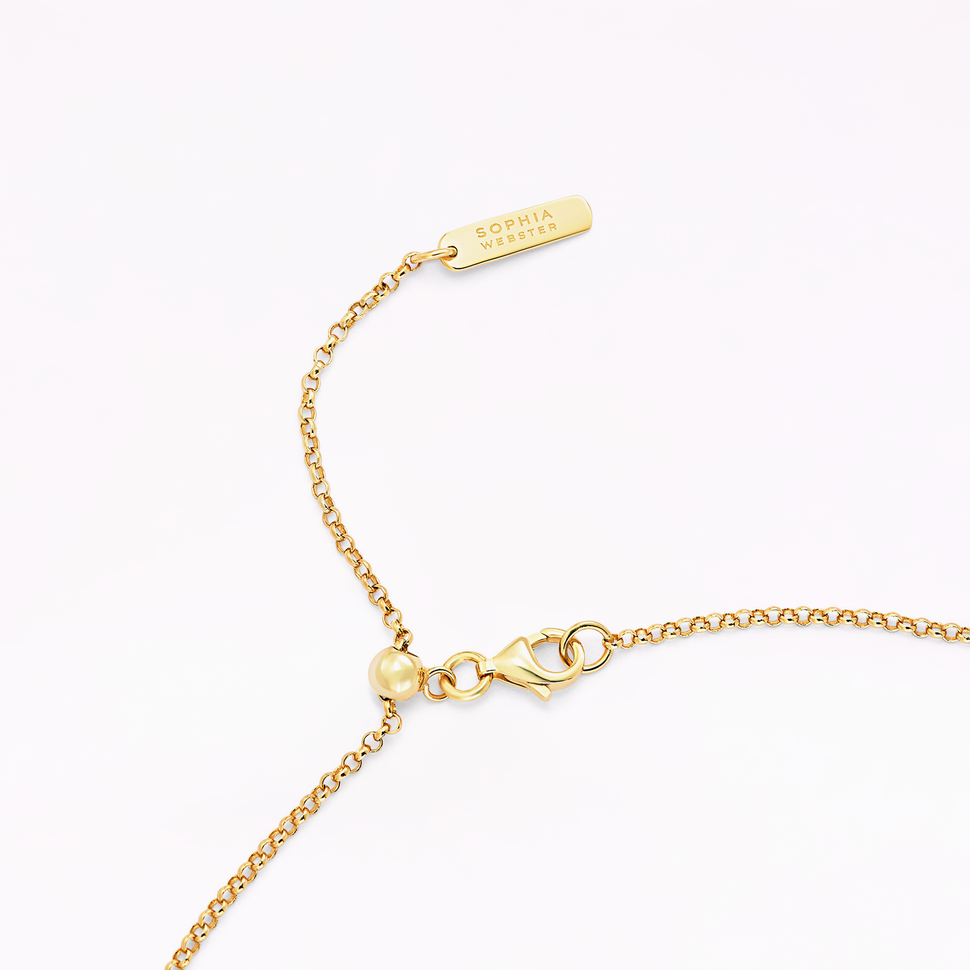 Papillon 18K Gold Citrine Pendant Necklace