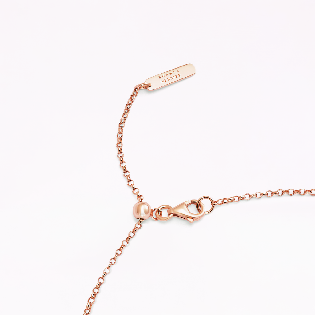 Papillon 18K Rose Gold Cerise Pendant Necklace