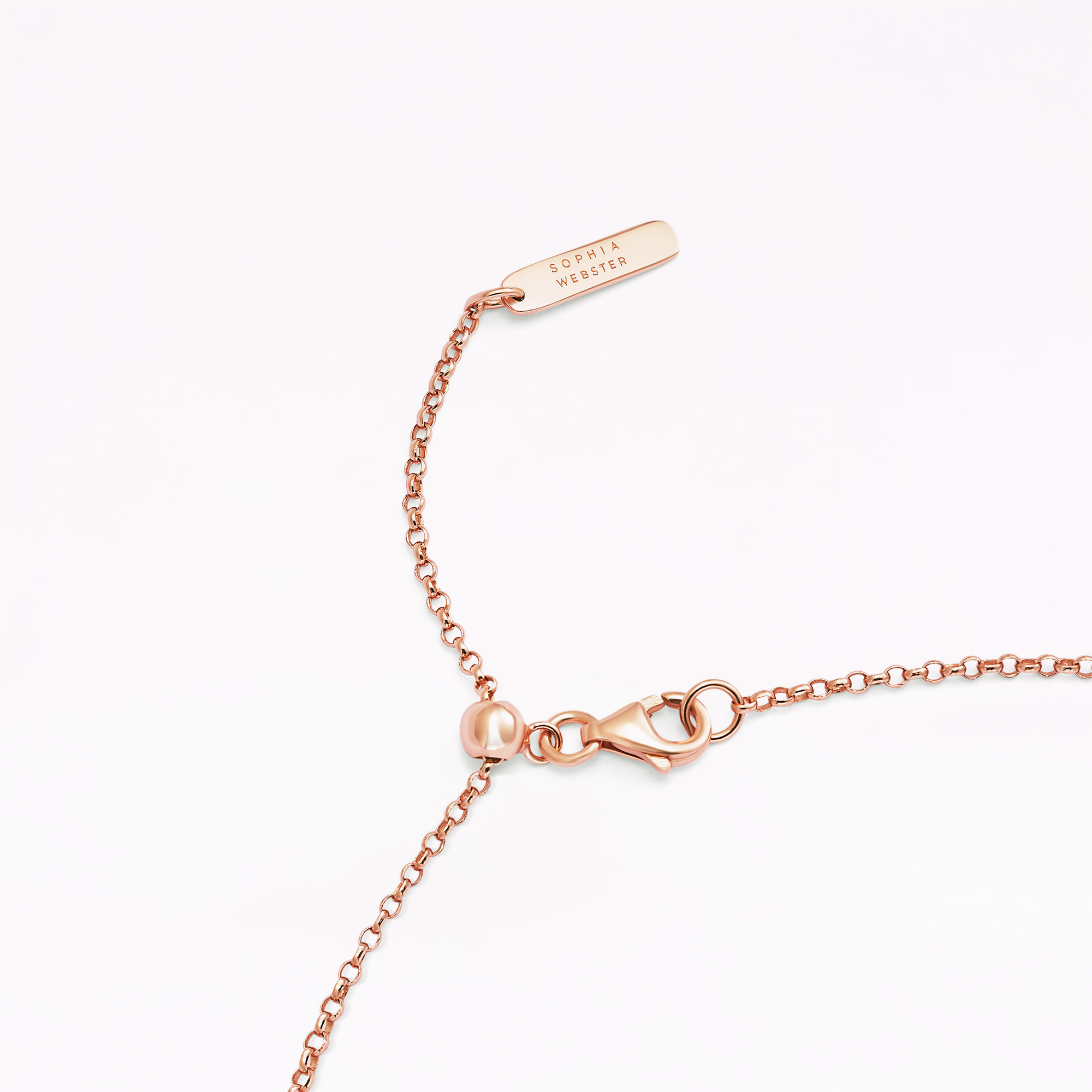 Papillon 18K Rose Gold Cerise Pendant Necklace