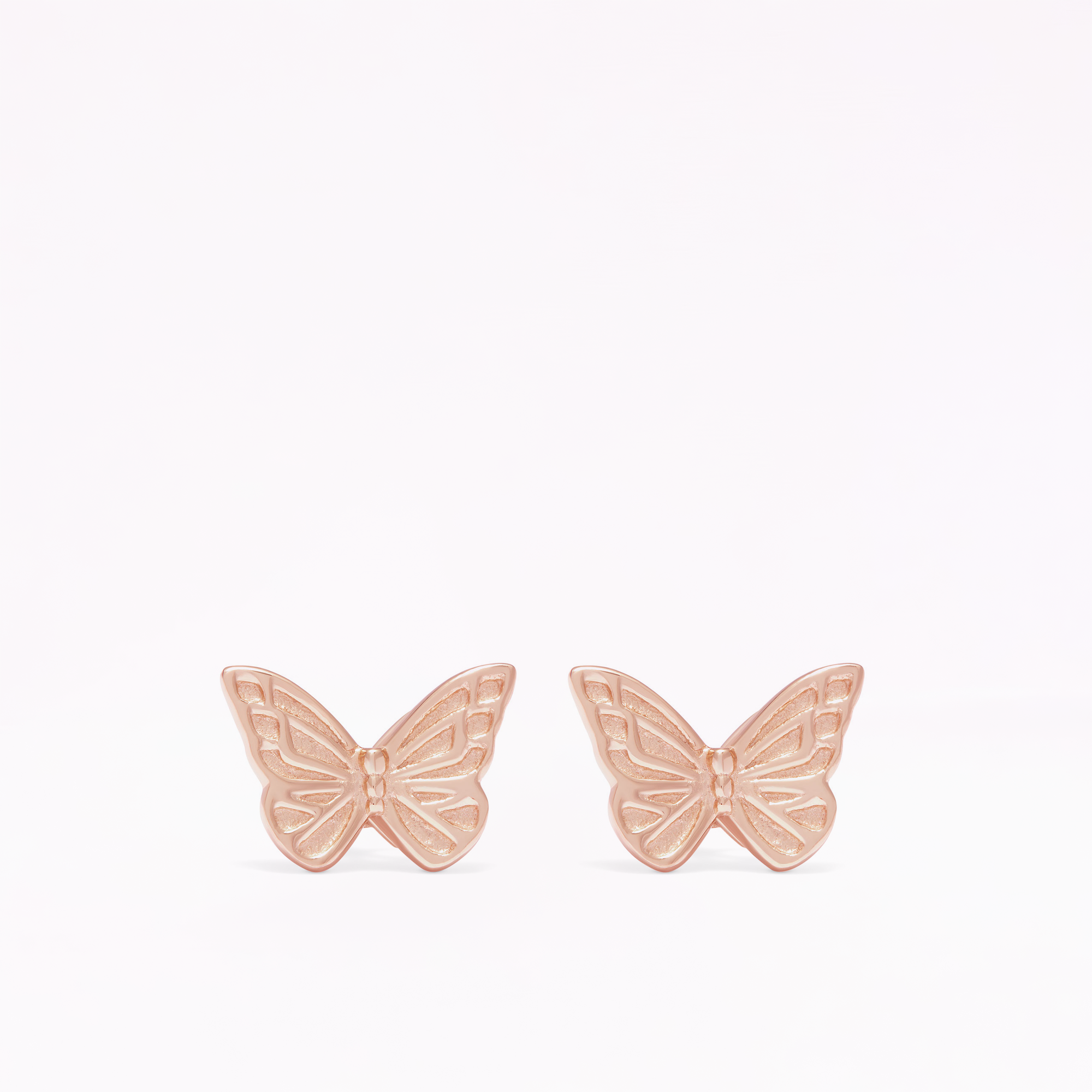 Mariposa 18K Rose Gold Stud Earrings
