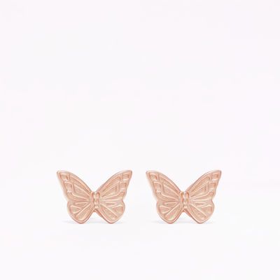 Mariposa 18K Rose Gold Stud Earrings