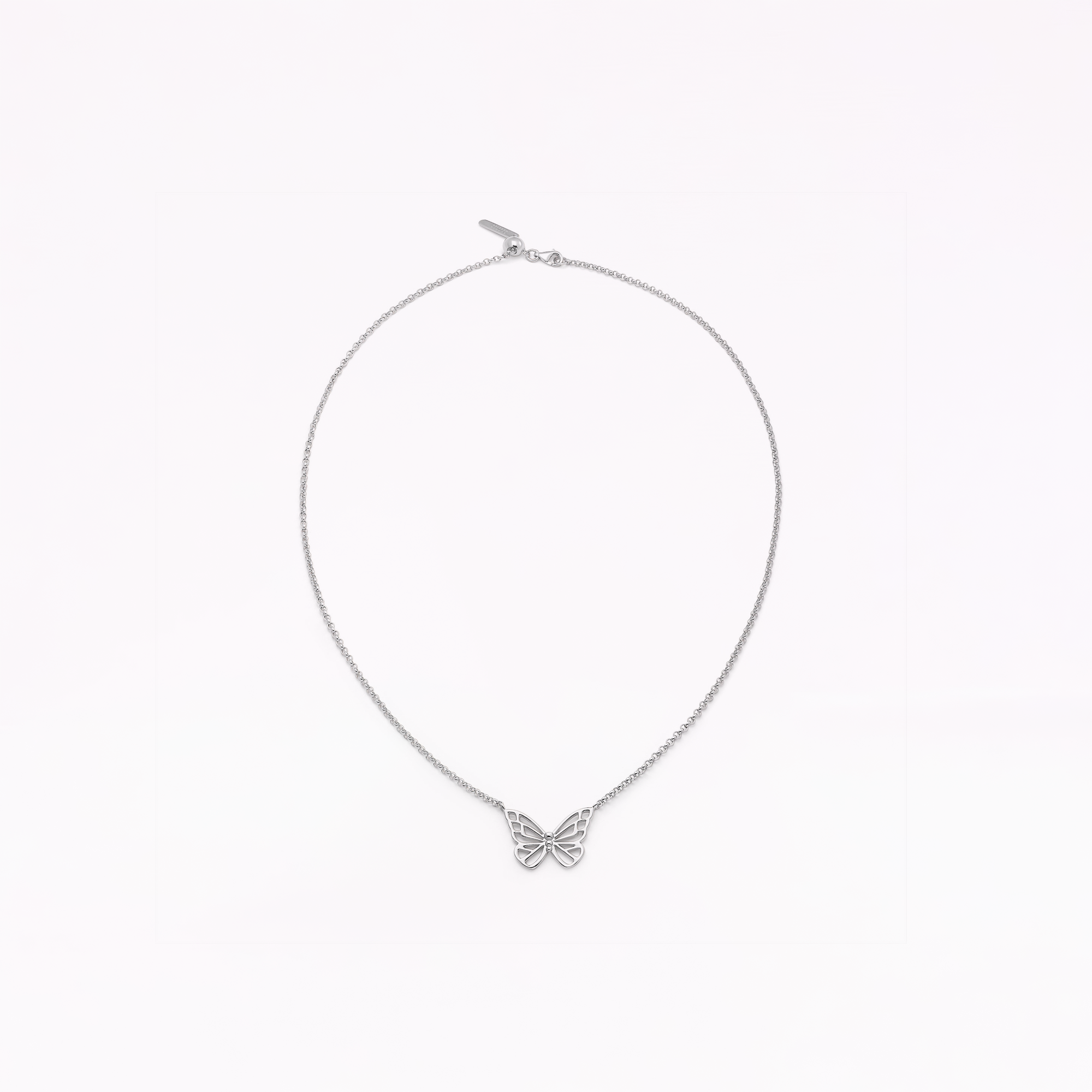 Mariposa Silver Pendant Necklace