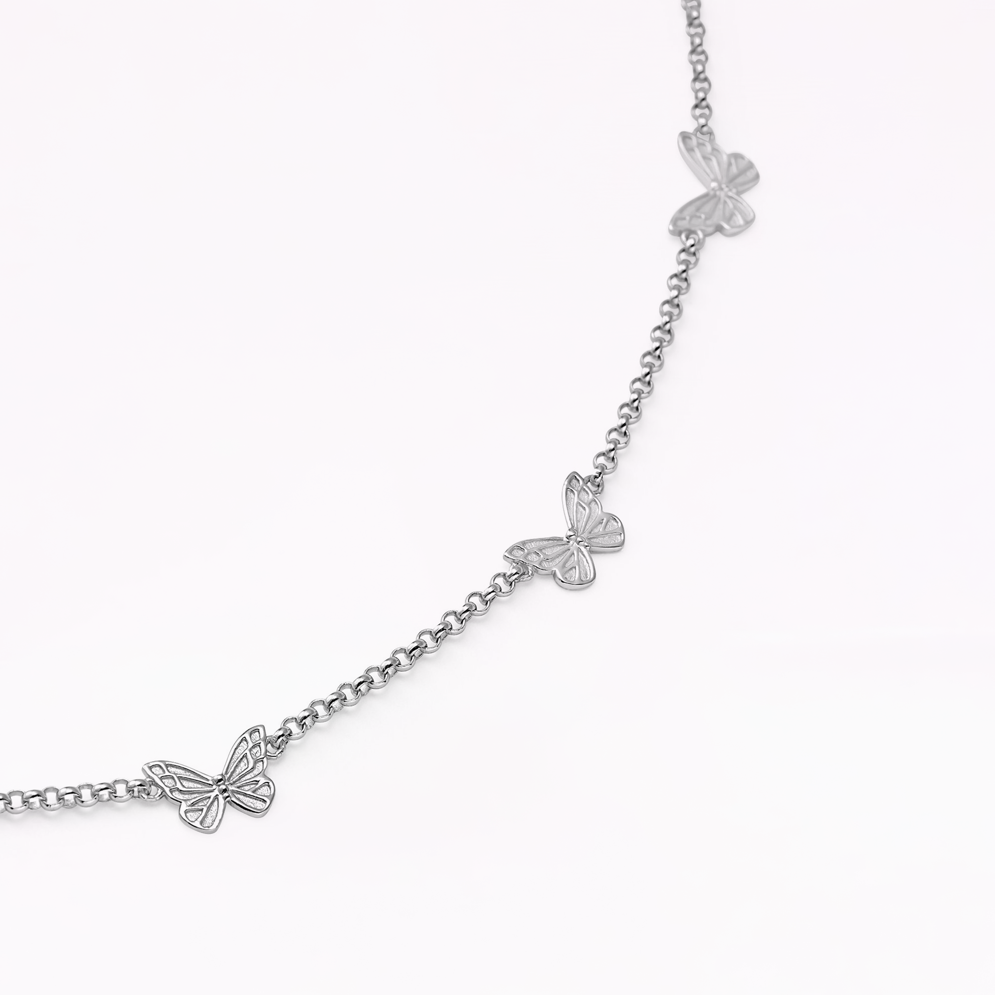 Mariposa Silver Multi Necklace
