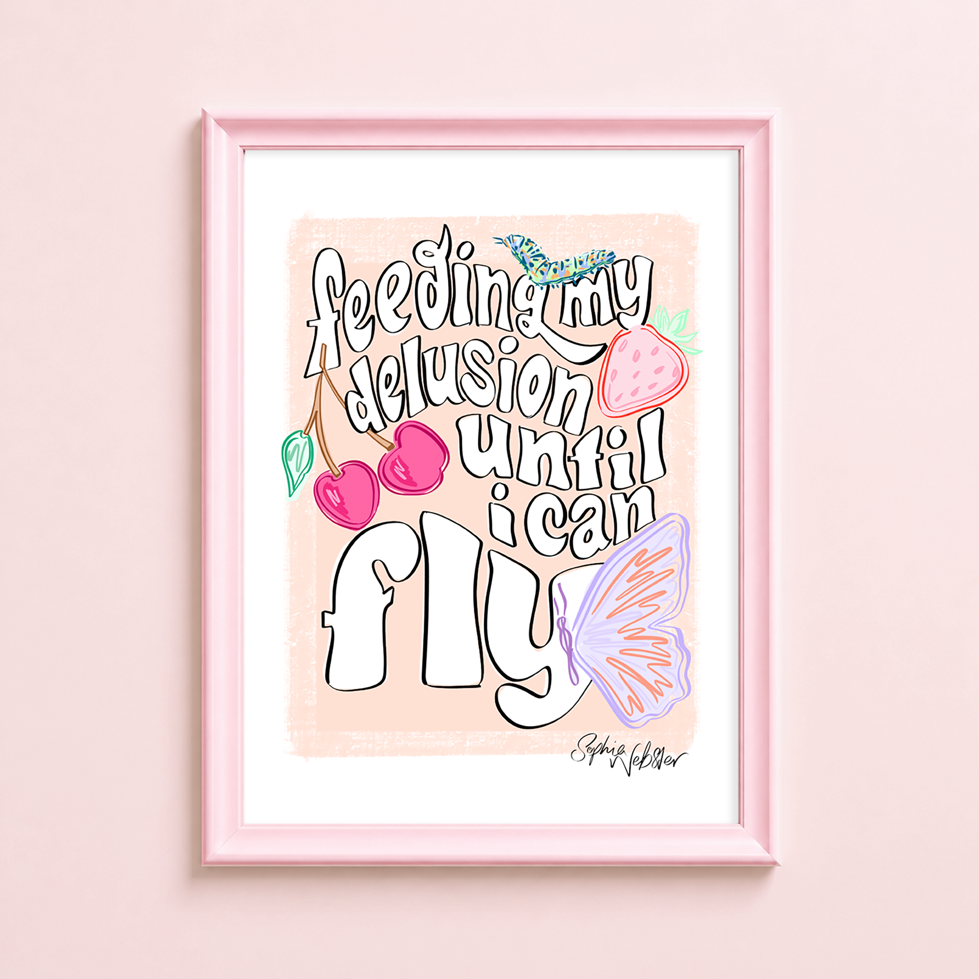 Feeding My Delusion Graphic Art Print