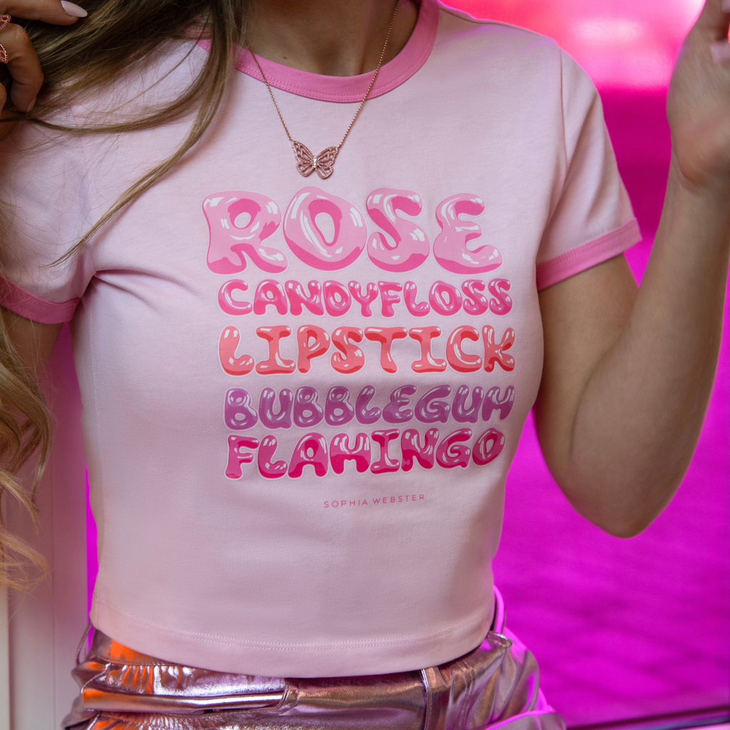 Shades Of Pink Crop Top