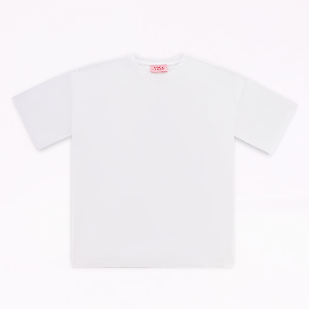 Feeding My Delusion Embroidery Oversized T-Shirt