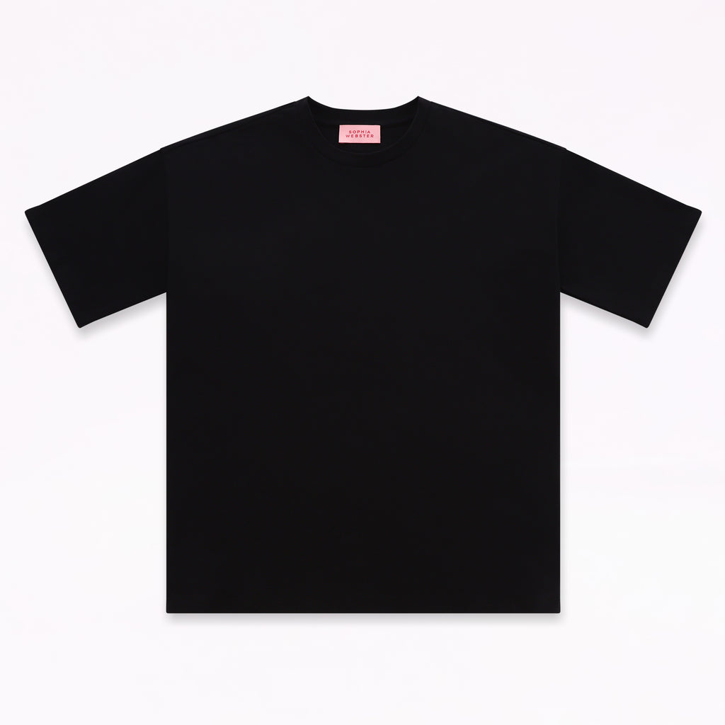 Feeding My Delusion Embroidery Oversized T-Shirt