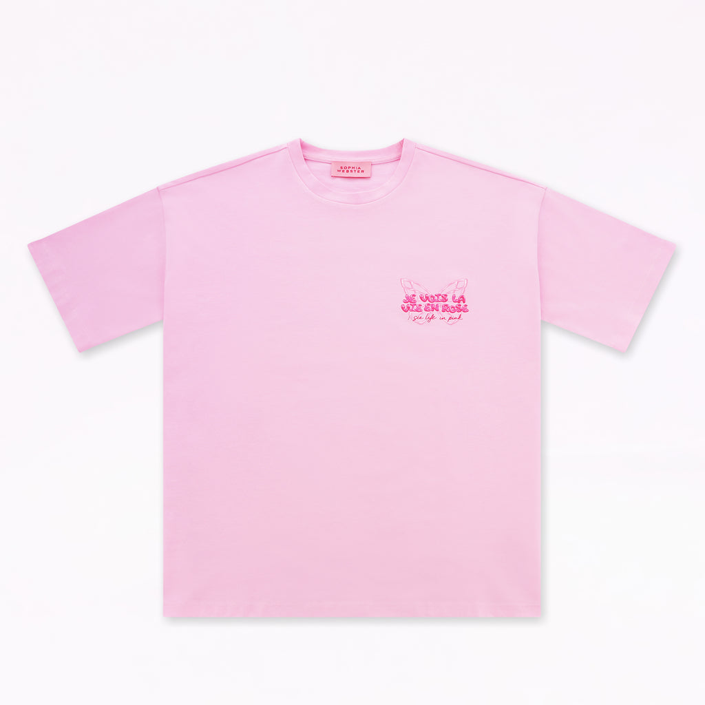 Shades Of Pink Oversized T-Shirt