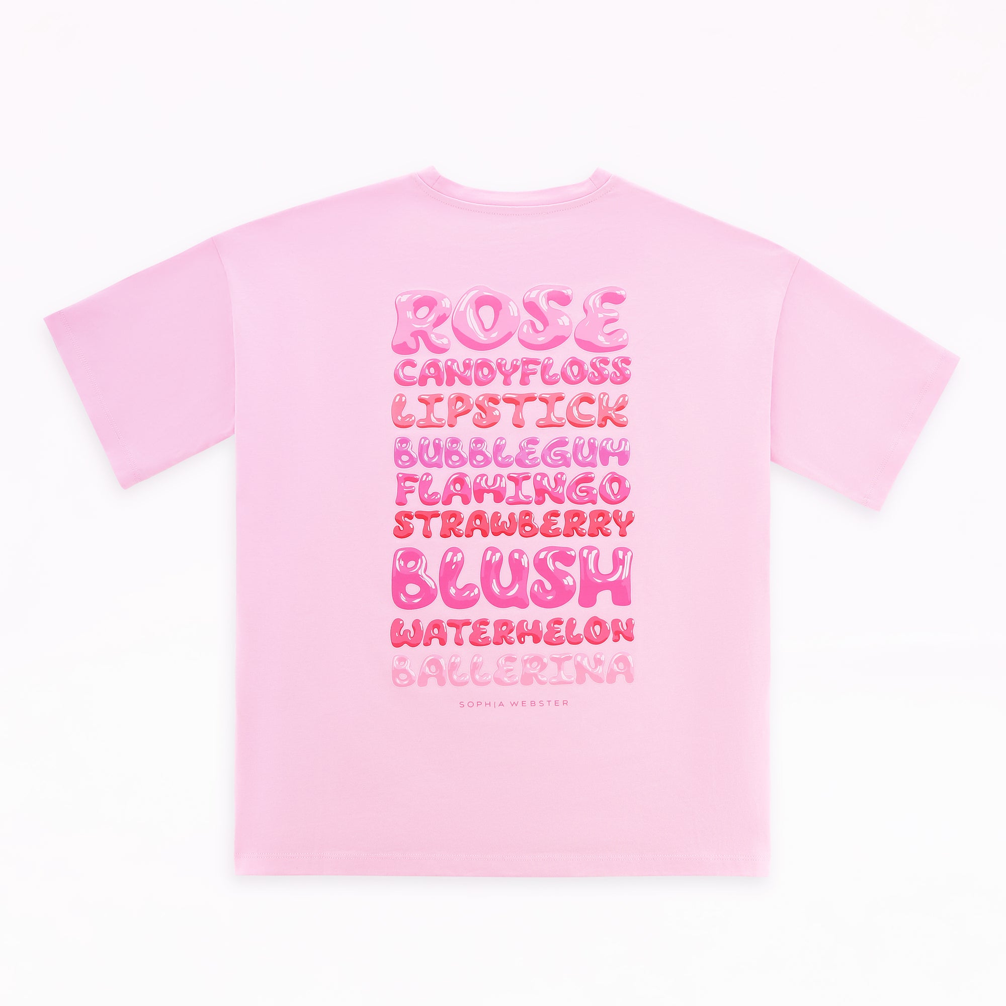 Shades Of Pink Oversized T-Shirt