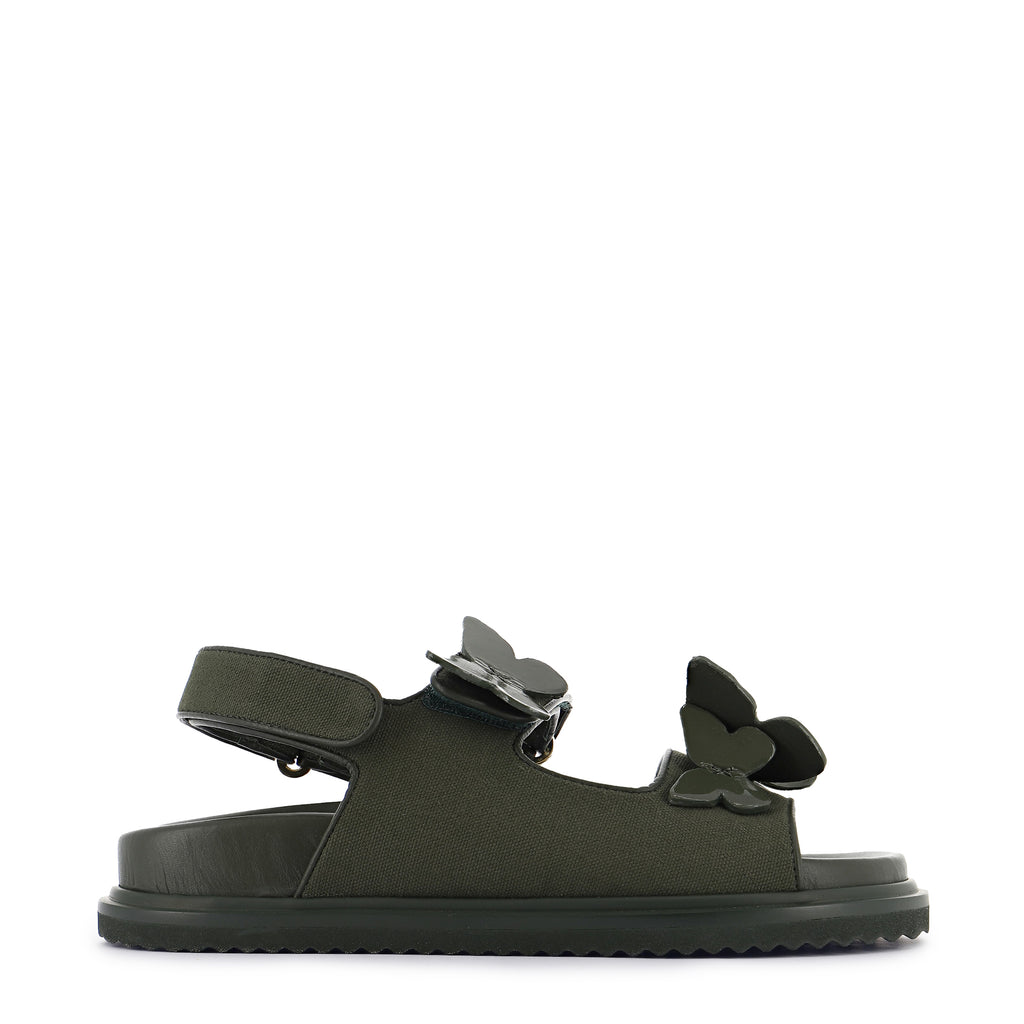 Vanessa Flat Sandal Khaki