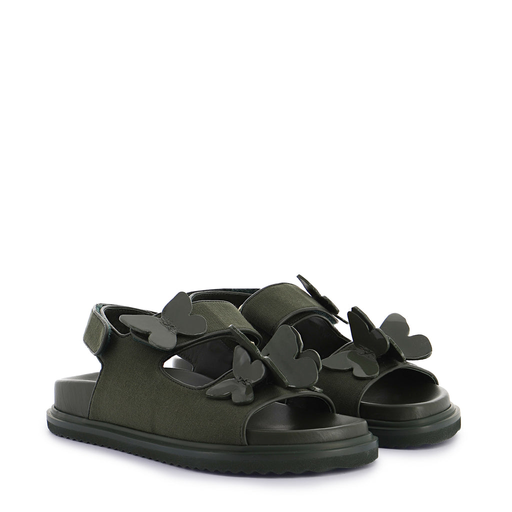 Vanessa Flat Sandal Khaki