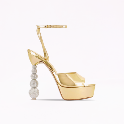 Natalia Crystal Platform Sandal