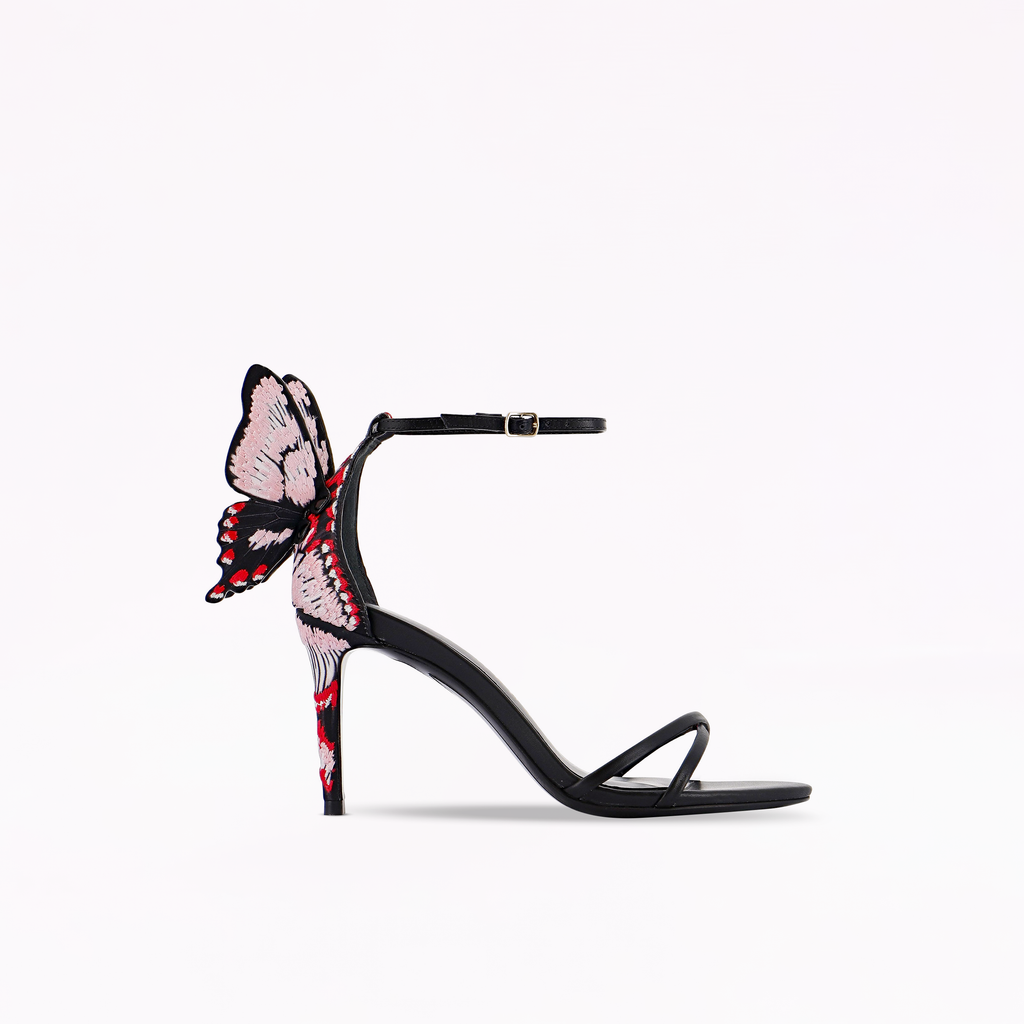 Chiara Embroidery Mid Sandal