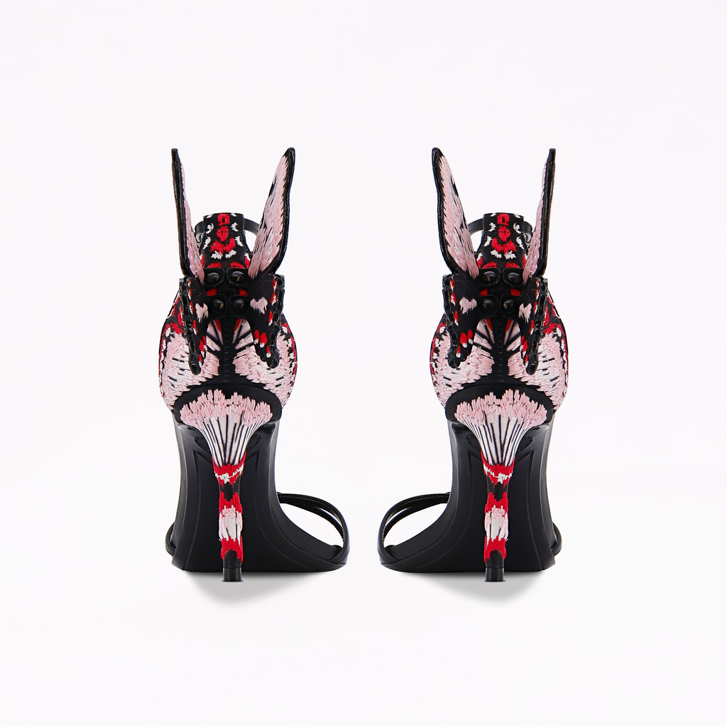 Chiara Embroidery Mid Sandal