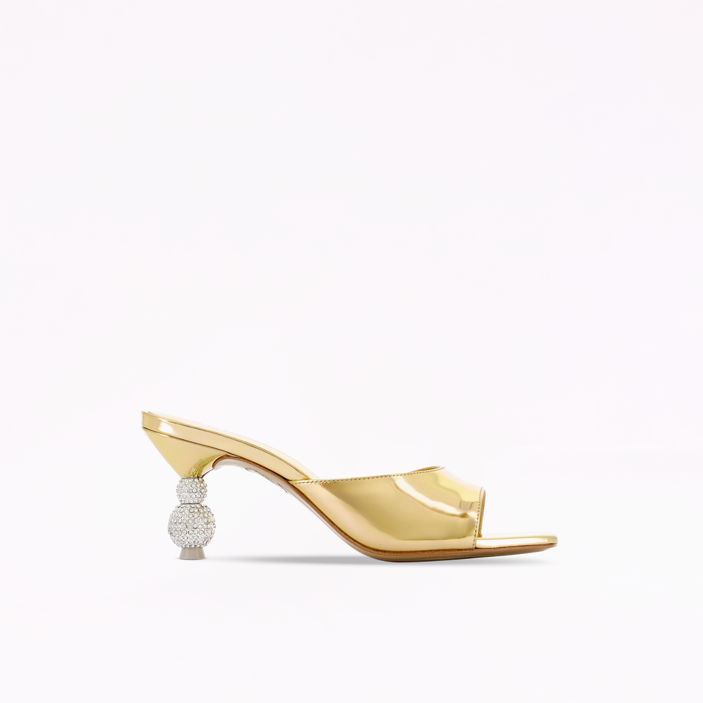 Natalia Crystal Mid Mule