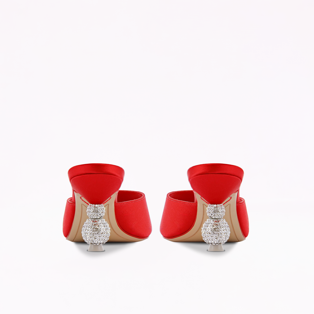 Natalia Crystal Mid Mule