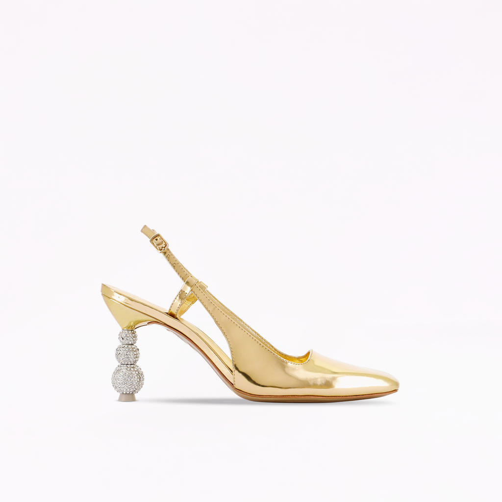 Natalia Crystal Mid Slingback Pump