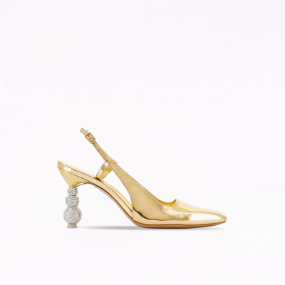 Natalia Crystal Mid Slingback Pump