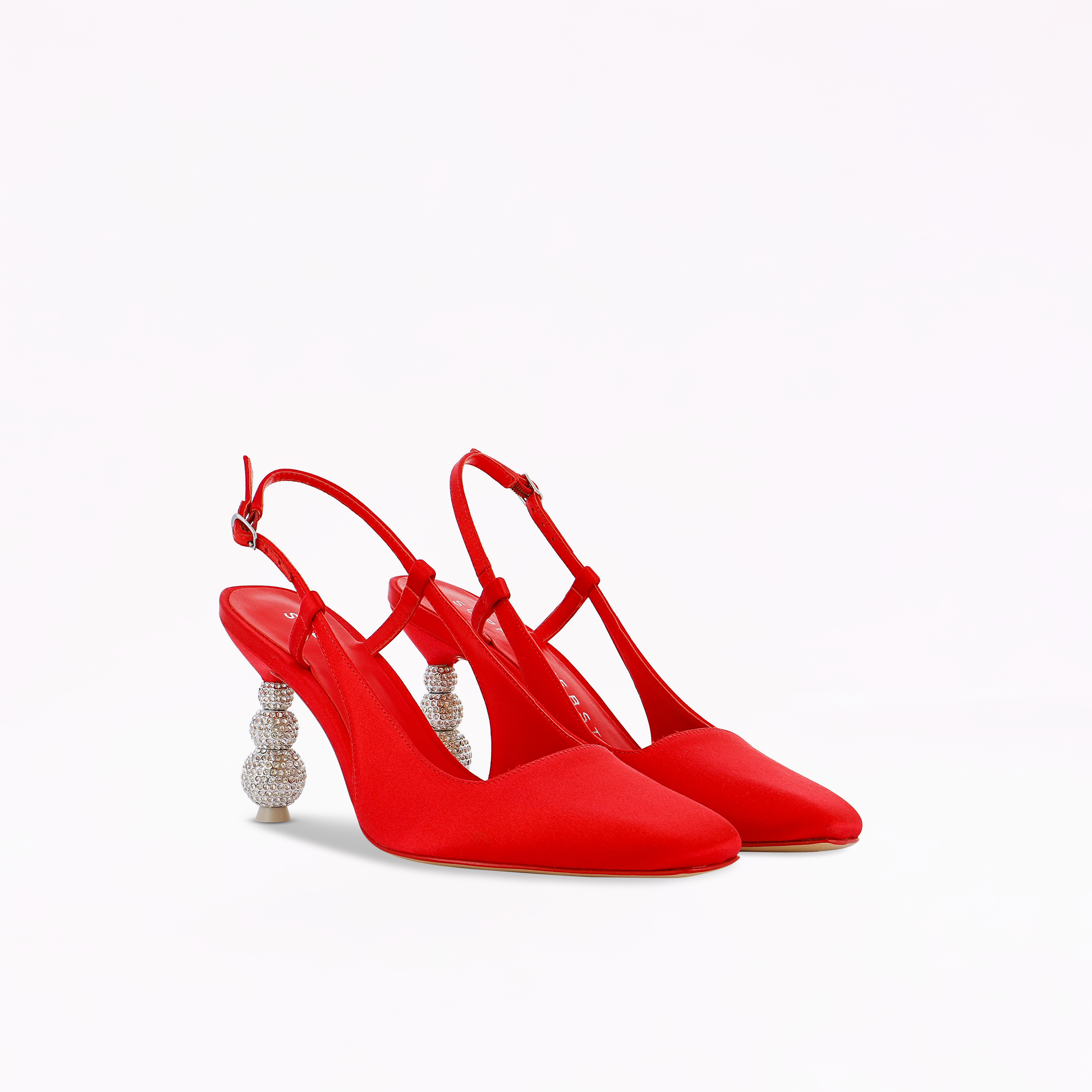 Natalia Crystal Mid Slingback Pump