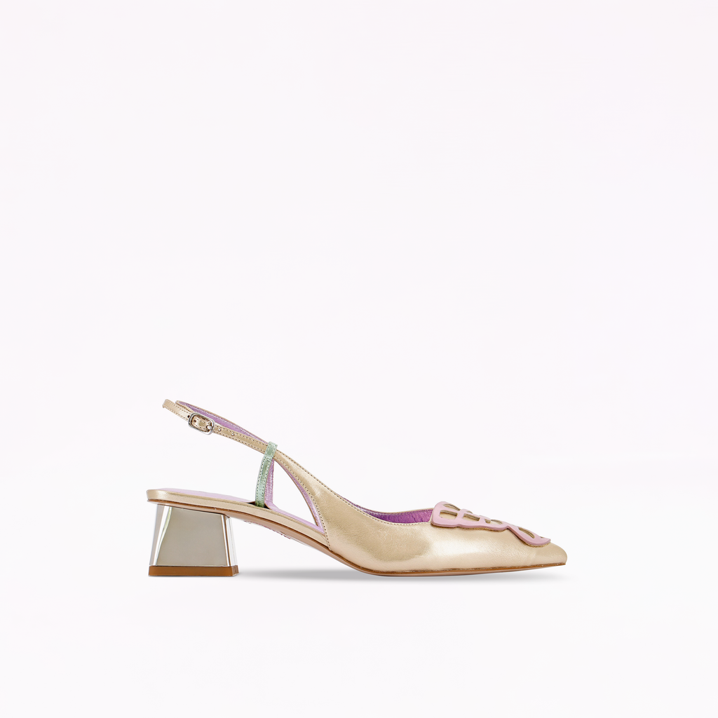 Butterfly Low Slingback