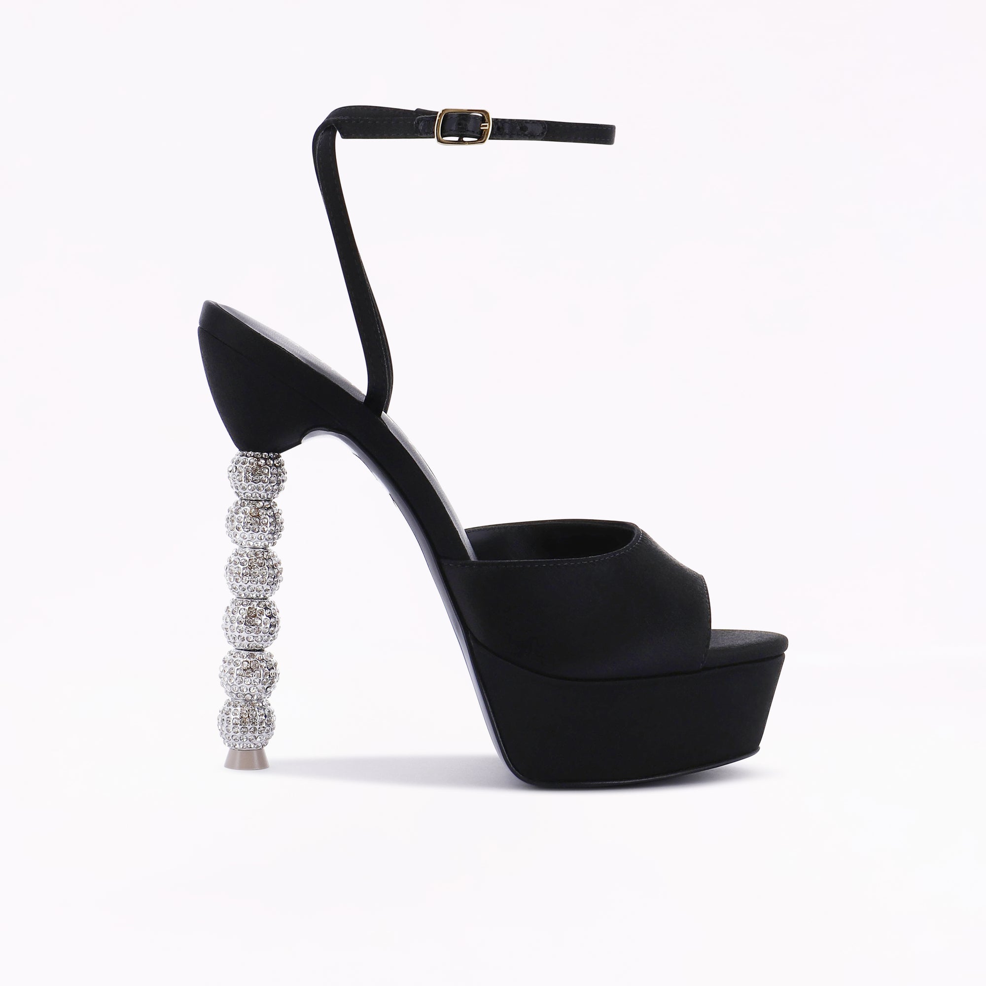Effie Crystal Platform Sandal