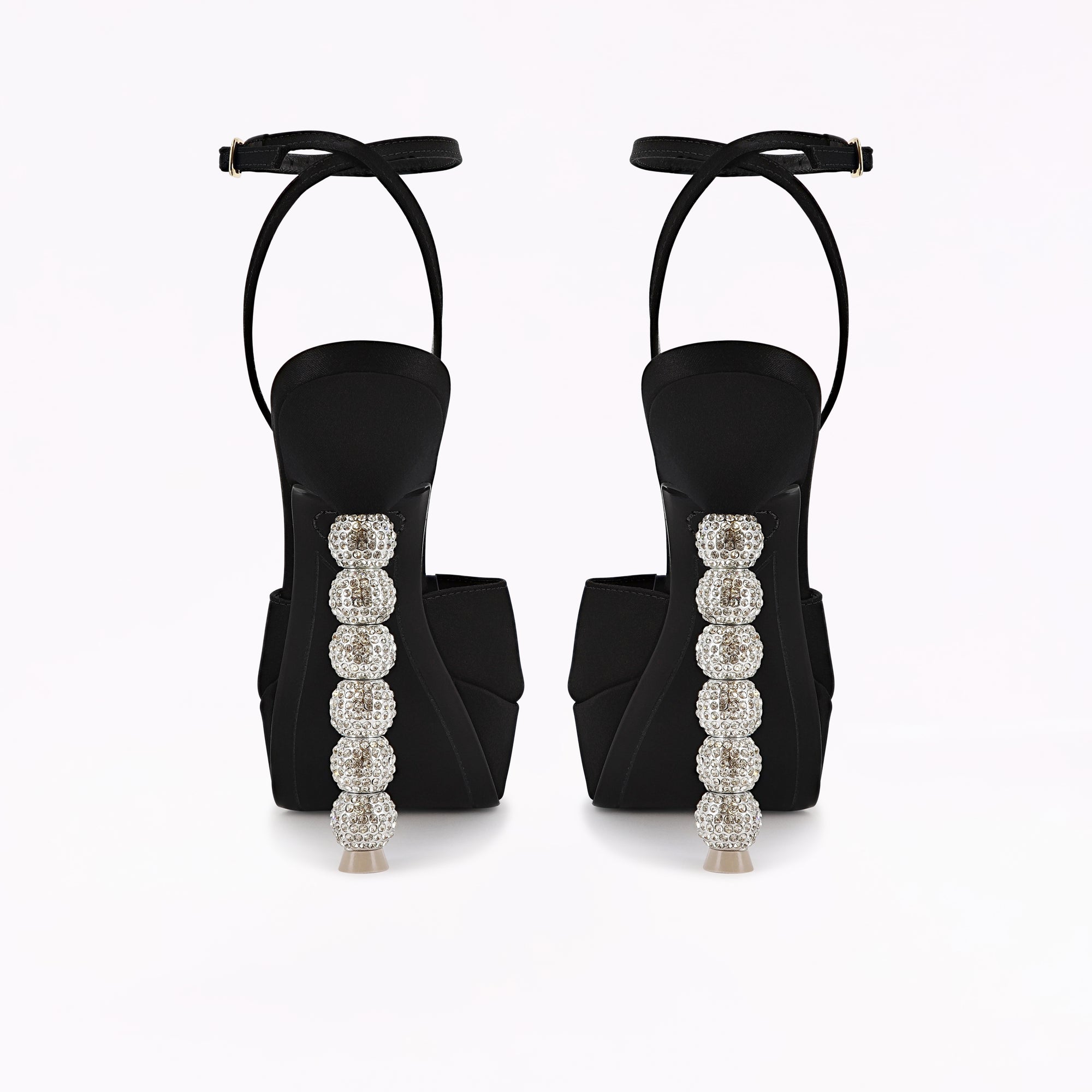 Effie Crystal Platform Sandal