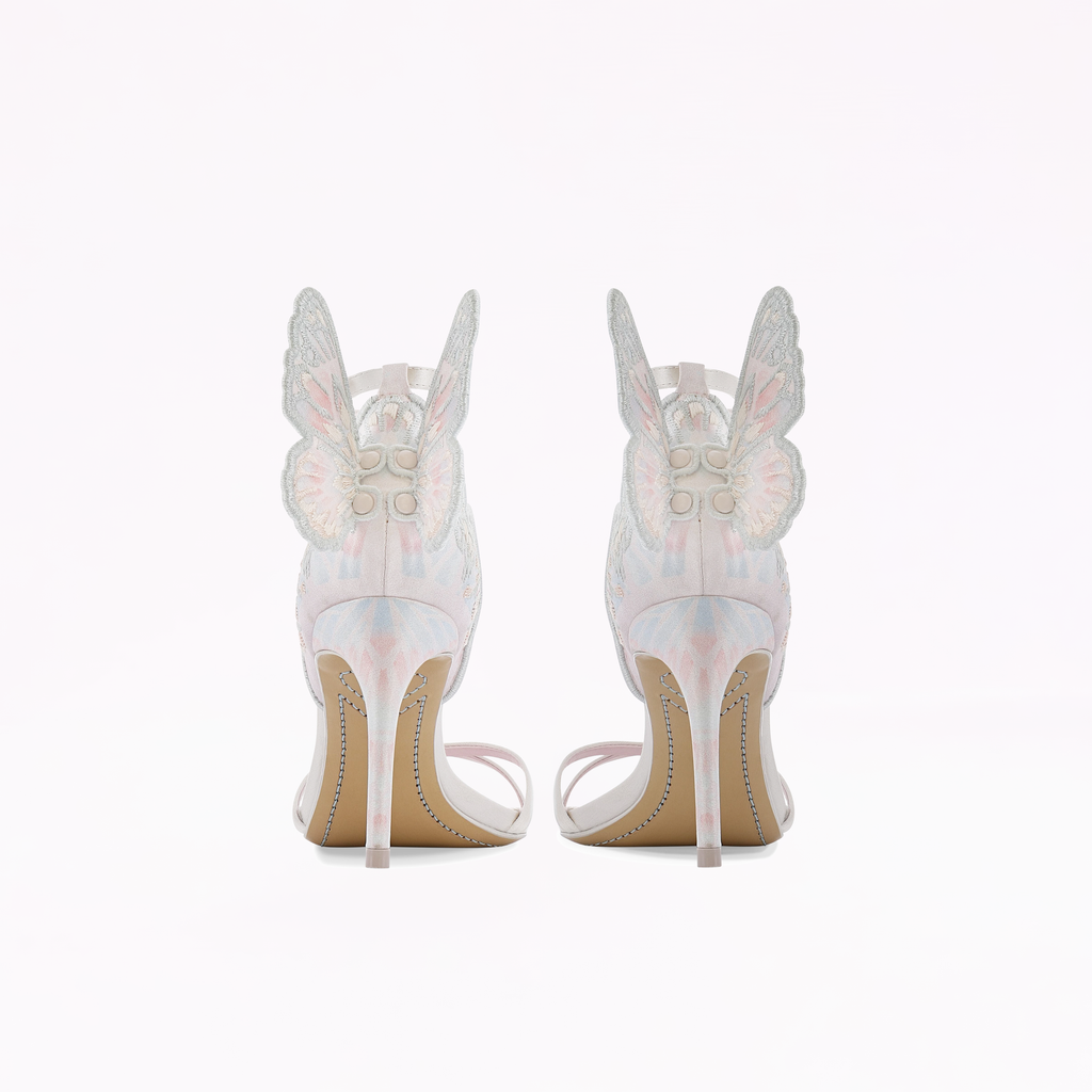 Chiara Embroidery Mid Sandal