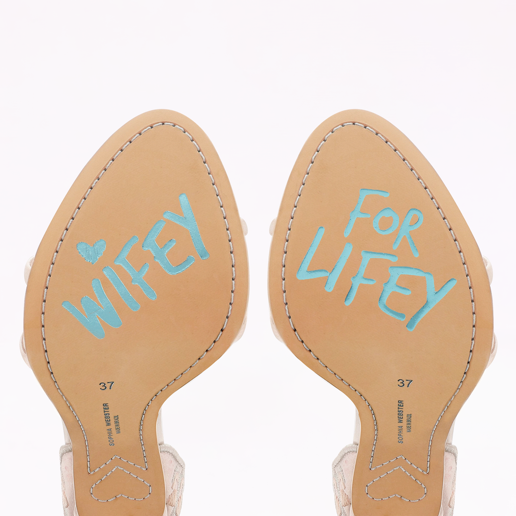 Chiara Embroidery Mid Sandal