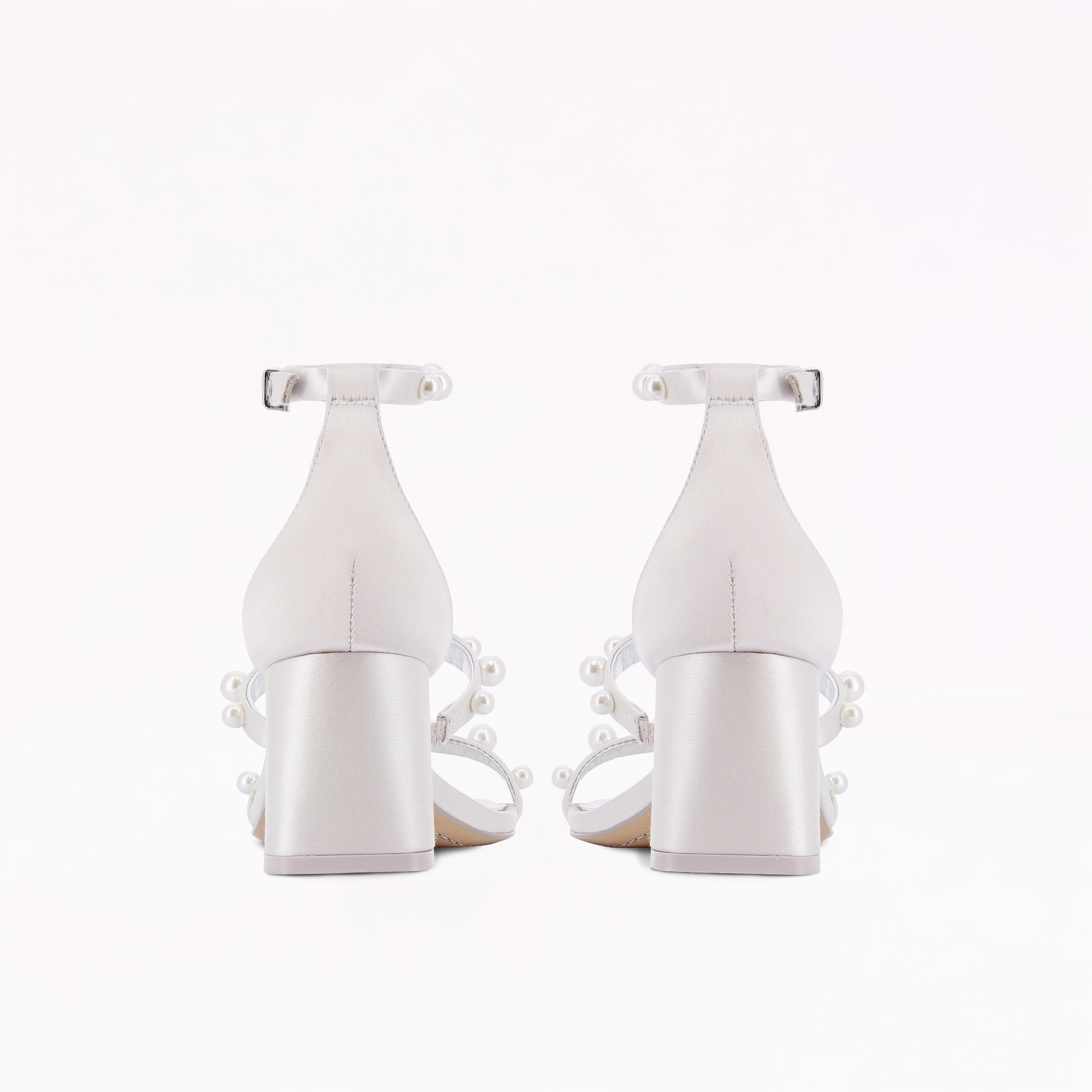 Rosalind Pearl Mid Block Sandal