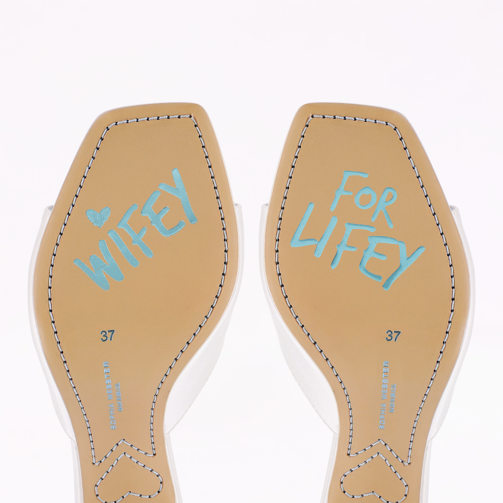 Natalia Crystal Mid Mule